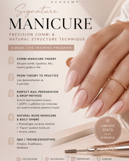 Lacqelle Signature Manicure: Combi & Natural Nail Structure